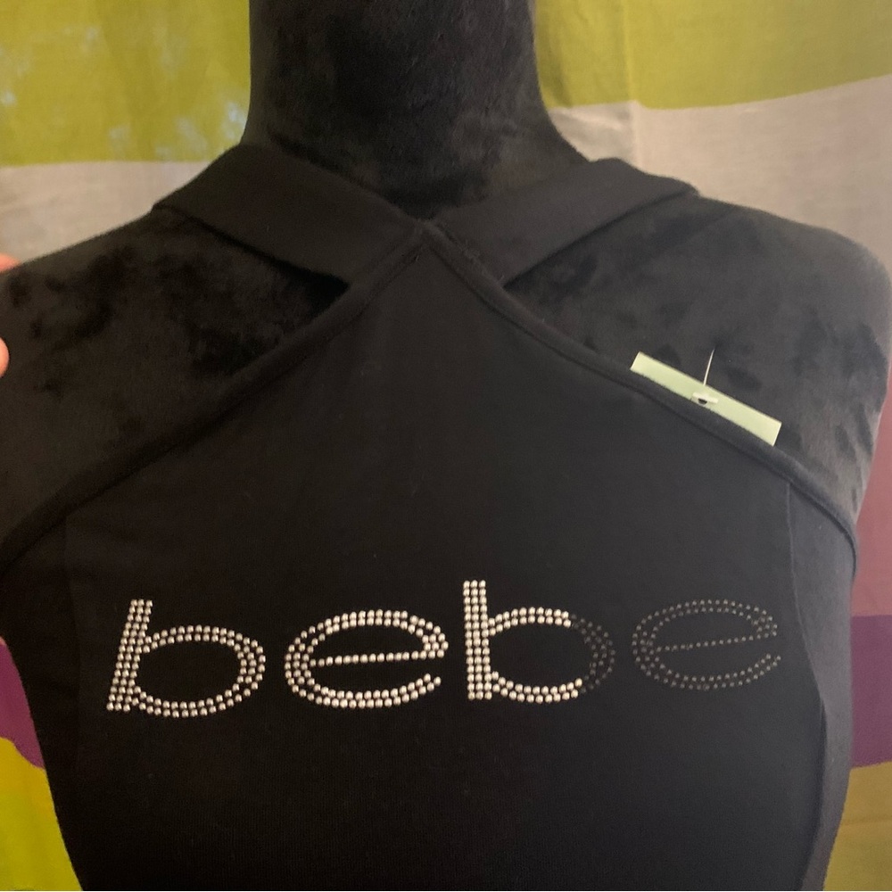bebe Black Halter Dress - Picture 3 of 5